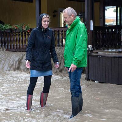 Salzburg: Das Unwetter in Bildern
