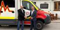 Obmann Reinhard Schuster und der Leiter des Rettungsdienst beim Samariterbund NÖ Gerhard Pracher .