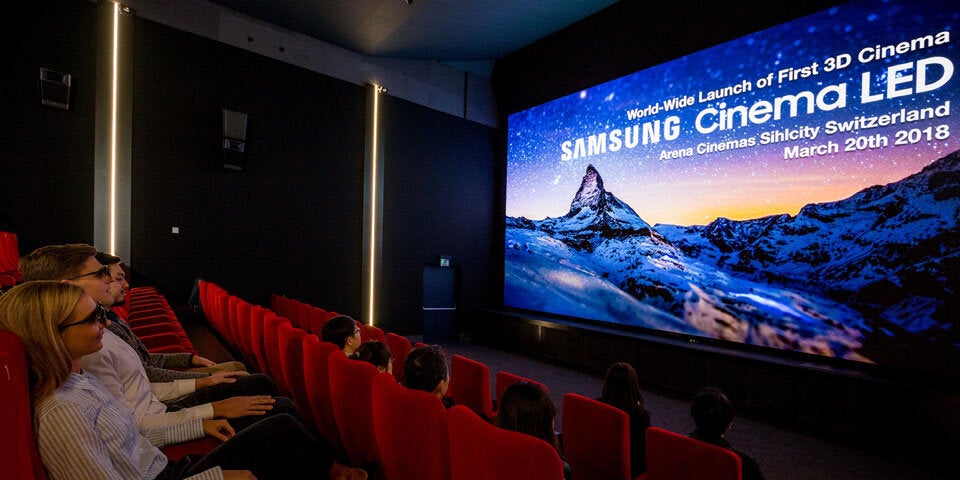 Samsung bringt 10,4 m großen 4K-LED-Screen