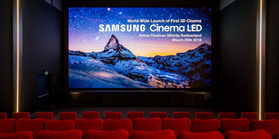 Samsung bringt 10,4 m großen 4K-LED-Screen