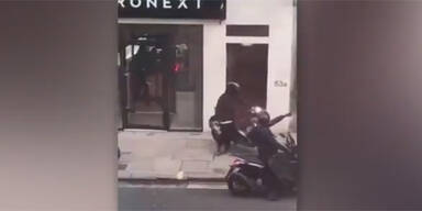 Mit Samurai-Schwertern Shop &uuml;berfallen