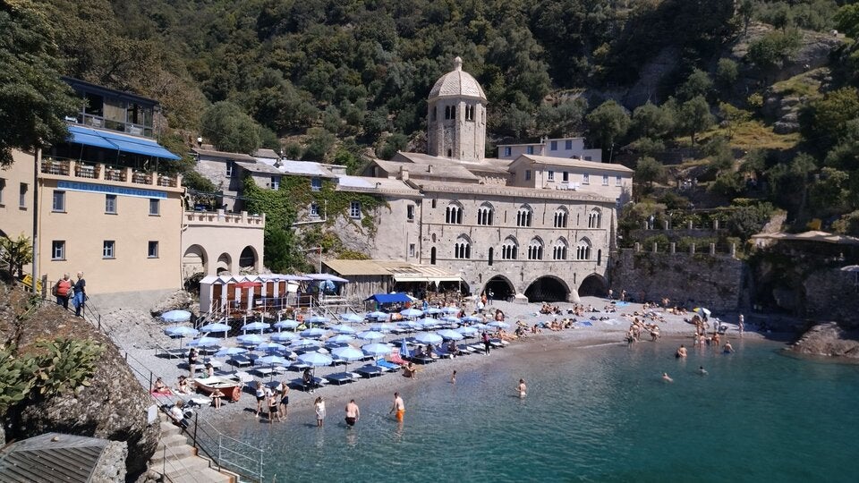 Das Kloster San Fruttuoso erreicht man nur mit dem Schiff