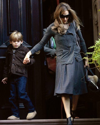 Sarah Jessica Parker mit ihrem älteren Sohn James (7).