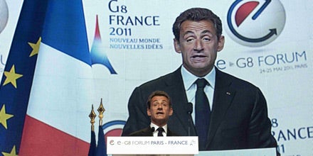 Sarkozy G8 eG8 Internet