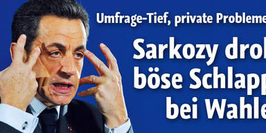 Sarkozy droht böse Schlappe bei Wahlen