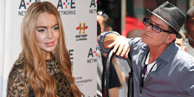 Lindsay Lohan und Charlie Sheen