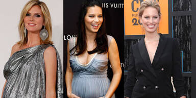 Schön schwanger: Heidi Klum, Adriana Lima, Karolina Kurkova