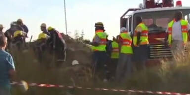Hunderte Arbeiter in Mine eingeschlossen