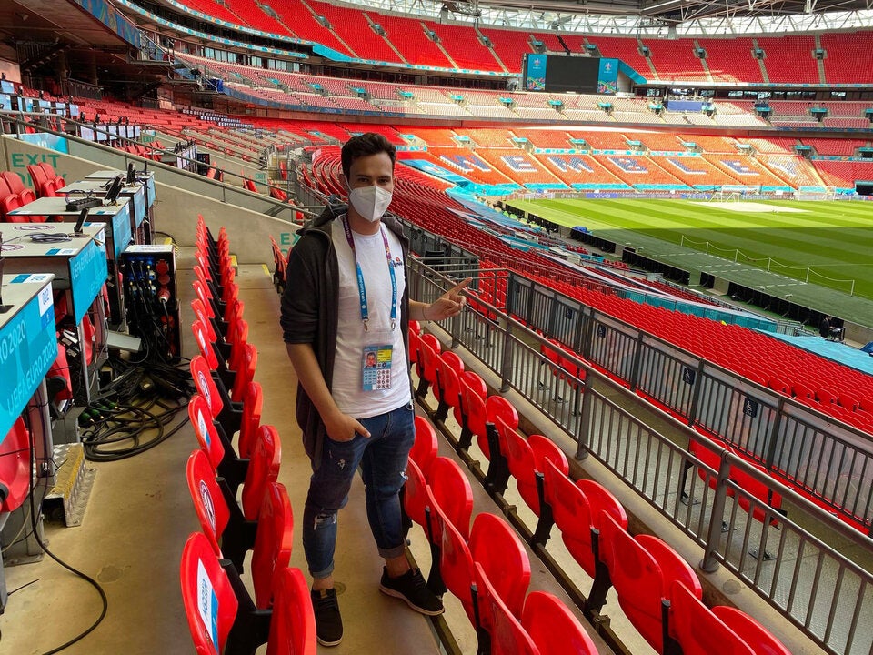 Philipp Scheichl im Wembley Stadium