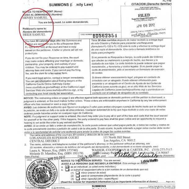 Heidi Klum hat Scheidung eingereicht