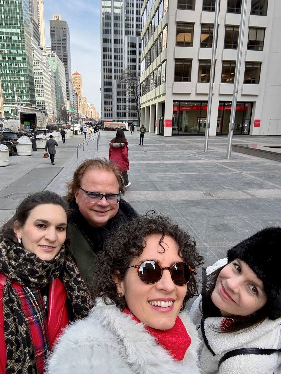 Schick Sisters mit Ewald Pfleger in New York