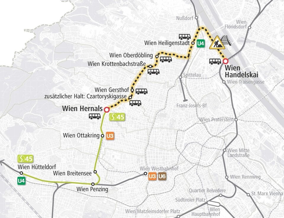 Öffi-Chaos vorprogrammiert: S45 wird wochenlang lahmgelegt