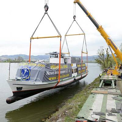 Alle Bilder vom Schiffstransport durch OÖ