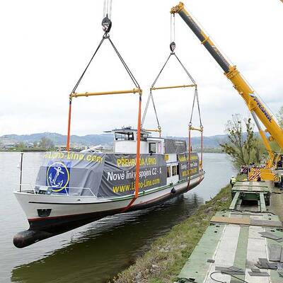 Alle Bilder vom Schiffstransport durch OÖ