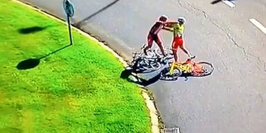 Wilde Schlägerei bei Portugal-Rundfahrt