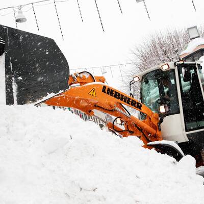 Schladming versinkt im Schnee