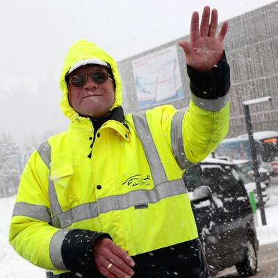 Schladming versinkt im Schnee