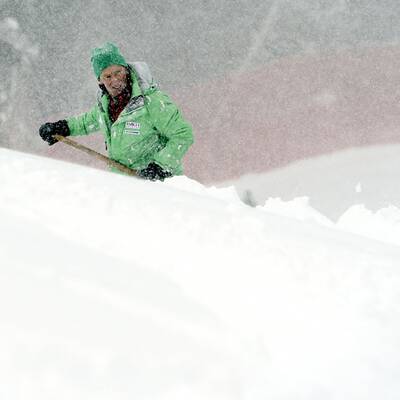 Schladming versinkt im Schnee