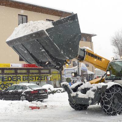 Schladming versinkt im Schnee