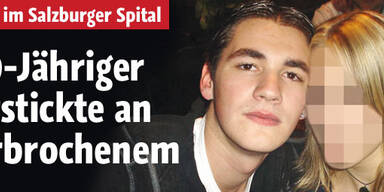 19-Jähriger erstickte an Erbrochenem