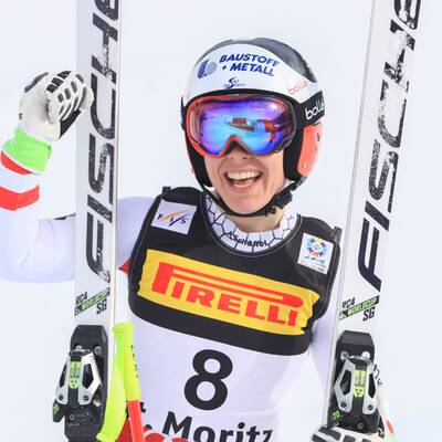 So wild feiert Nicole Schmidhofer