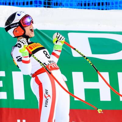 So wild feiert Nicole Schmidhofer