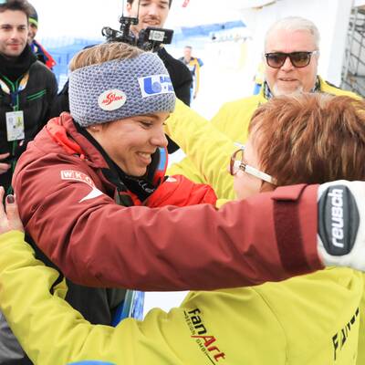 So wild feiert Nicole Schmidhofer