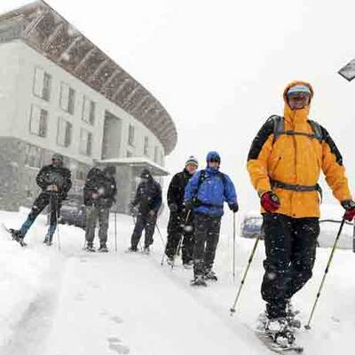 Wintereinbruch in Österreich 