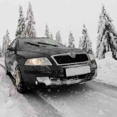 Wintereinbruch in Österreich 