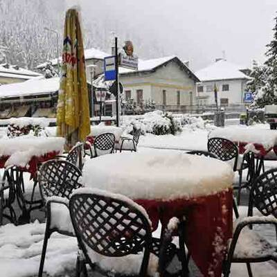 Wintereinbruch in Österreich 