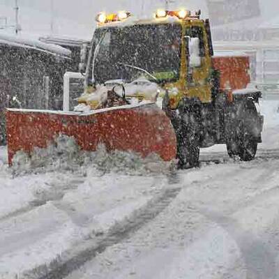 Wintereinbruch in Österreich 