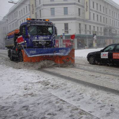 Schneeräumen ohne Ende – Hier Tulln  