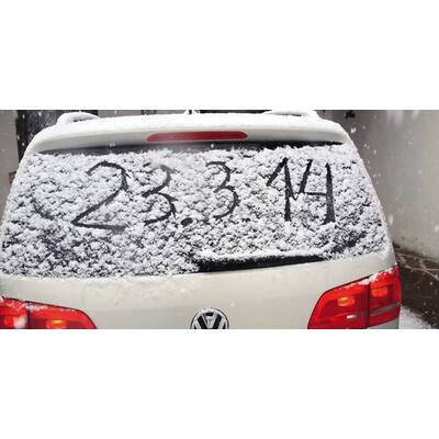 Schnee in Österreich