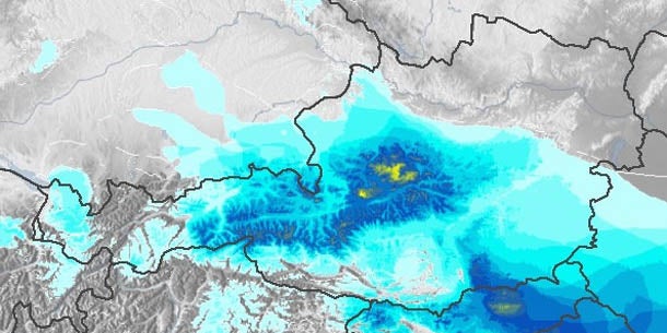 Wintereinbruch! Schneefall und Kälte