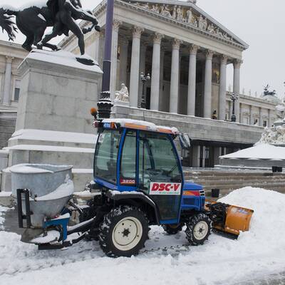 Österreich versinkt im Schnee