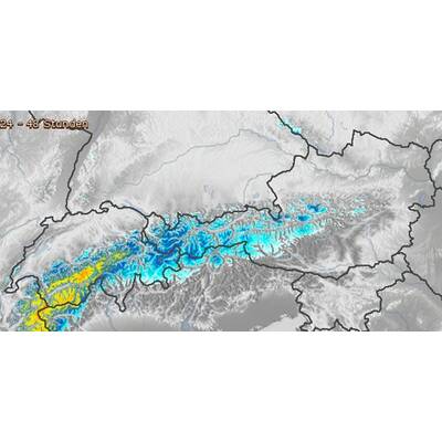 ... auch Mittwoch schneit es - vor allem im Westen.