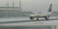 Schneechaos am Flughafen Frankfurt
