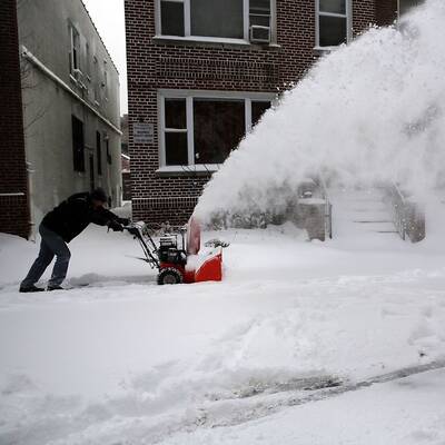 Schneechaos in den USA