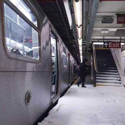 Schneechaos in den USA