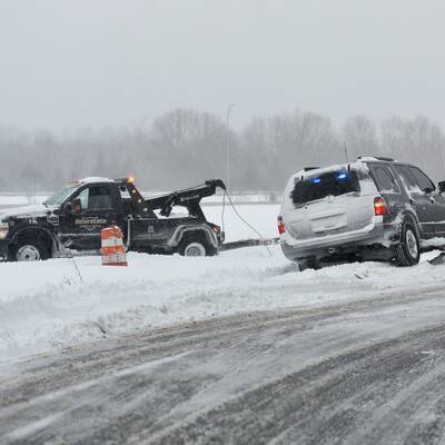 Schneechaos in den USA
