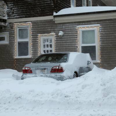 Schneechaos in den USA