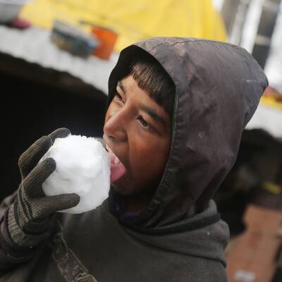 Schneechaos in den USA