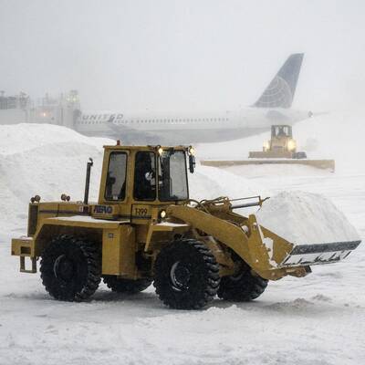 Schneechaos in den USA