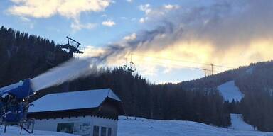 Schneekanone in Hinterstoder