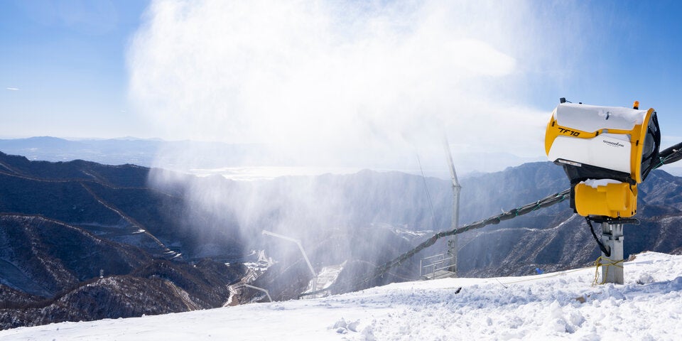 Schneekanonen Olympia