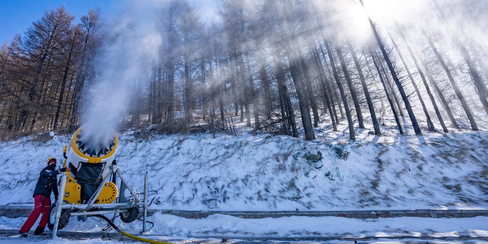 Schneekanonen Olympia