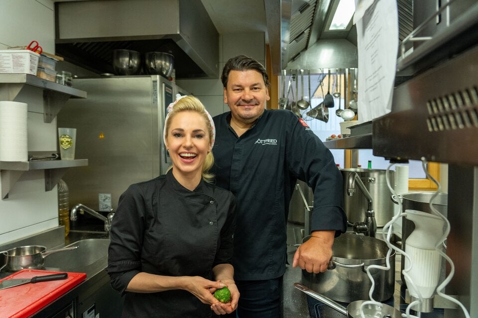 Spitzenkoch Christian Göttfried nahm Lehrling Silvia Schneider unter seine Fittiche. 