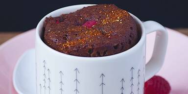 Schoko-Himbeer-Tassenkuchen