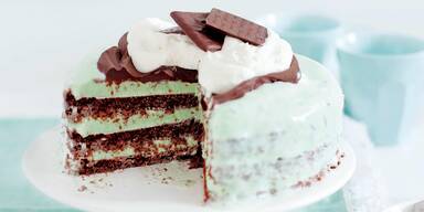 Schoko-Minz-Eistorte