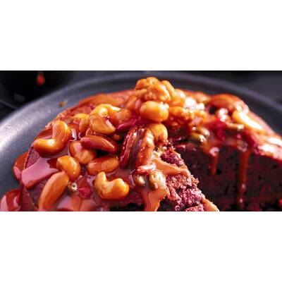 Schokokuchen mit Karamell